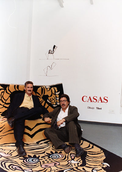 1990. Exposición tapicería Ali-Baba. Oscar Tusquets Blanca. Casas.